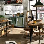 Cucina in stile industriale, come illuminarla